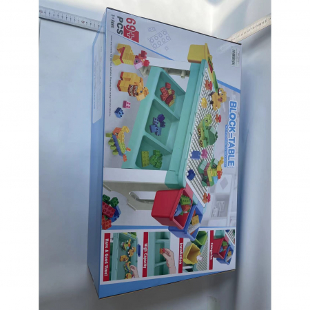 Masa de joaca pentru construit, 69 piese incluse [5]