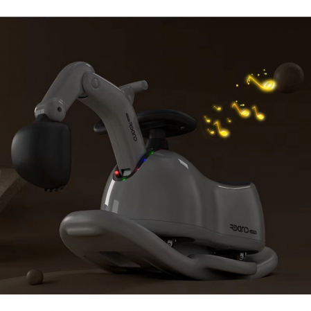 Masina 3 in 1, Flippy, 1-3 Ani, Tip Excavator/Balansoar/Masina Yo Yo, din Plastic, 4 Roti Silentioase, 71.5 x 34 x 39 cm, Alb [2]