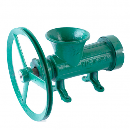  Masini de tocat carne - Masina tocat carne Micul Fermier din fonta, 1 sita, cu fulie