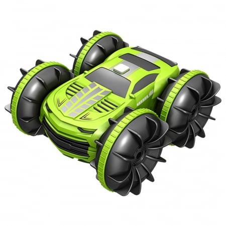 Jucarii, Copii & Bebe - Masina cu telecomanda 2.4G, 360 spin, off road, verde, Flippy