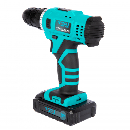 Masina de gaurit insurubat cu accesorii 21V Li-Ion [18]