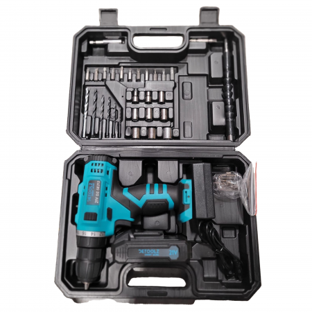 Masina de gaurit insurubat cu accesorii 21V Li-Ion [5]