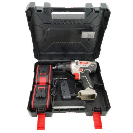 Masina de gaurit si insurubat cu 2 acumulatori Number One , 20 V, 2.0 Ah, 32 Nm, 400 rpm insurubare, 1400 rpm gaurire [2]