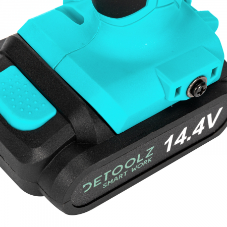Masina de gaurit si insurubat cu acumulator Detoolz, 14.4V Li-ion,1.3 Ah, 2 acumulatori [6]