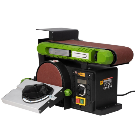 Șlefuitoare cu bandă - Masina de slefuit cu disc si banda PROCRAFT BDS400S, 400W, disc 150 mm, banda 914 x 100 mm