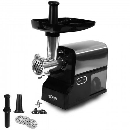 Pentru Casa si Camping - Masina de tocat carne electrica BoHM MG6050R, 1,7 Kg/min, 500-1600 W
