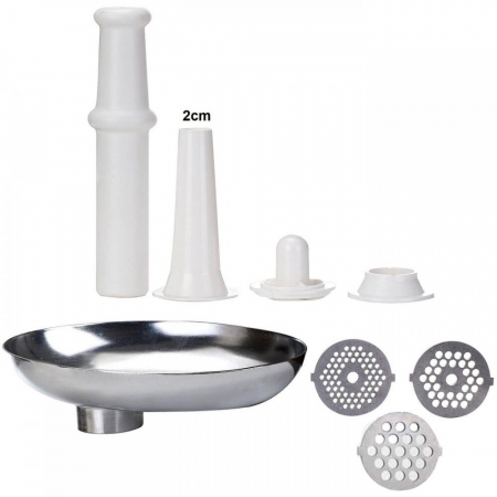 Masina de tocat carne electrica Model MGB-140, 1600 W, 3 site, cutit inox [2]