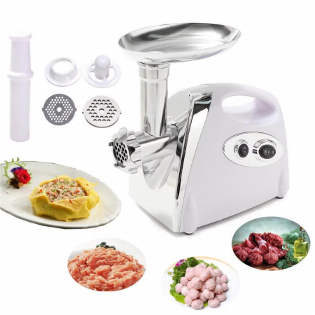Masina de tocat carne electrica Model MGB-140, 1600 W, 3 site, cutit inox [0]