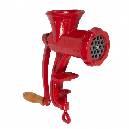  Masini de tocat carne - Masina de tocat carne Micul Fermier din fonta, cu sita