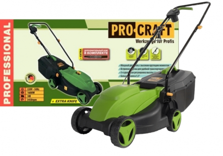 Masina de tuns gazon electrica Procraft NM1600, 1000 W, 320 mm, 25 l [0]