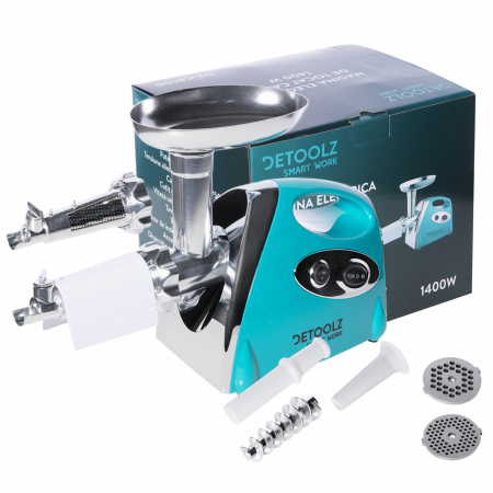 Masina electrica de tocat carne Detoolz 1400 W [0]