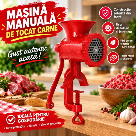Mașini manuale de tocat carne - Masina manuala de tocat carne nr. 10