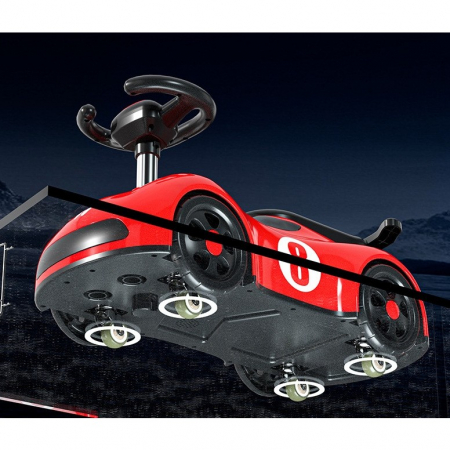 Masina pentru Copii, Flippy, 1-3 ani, Impingere, Bluetooth, Muzica, din ABS, 4 Roti, Inaltime Sezut 22 cm, Rosu [3]