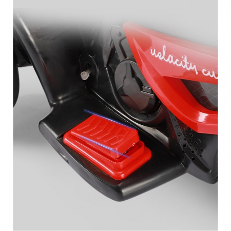 Motocicletă Electrică cu 3 Roti, Flippy, Acumulator Încarcare, Anti-Rasturnare, Lumini, Sunete, Off-Road, Baterie 6V 4.5Ah, Telecomanda, 66x34x43cm, Rosu [5]
