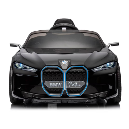 Mașinuță cu acumulator pentru copii BMW I4 cu doua usi, 12V-7Ah, LED, MP3, USB, Radio, Polipropilenă, oțel si scaun din piele ecologică [7]