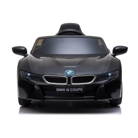 Mașinuță cu acumulator pentru copii BMW I8 cu doua usi, 12V-7Ah, LED, MP3, USB, Radio, Polipropilenă, oțel si scaun din piele ecologică, 115x73x46 cm [6]
