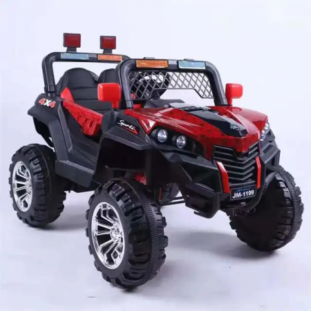 Jucarii, Copii & Bebe - Masinuta electrica copii cu 2 locuri, 4x4, roti din EVA, sezut din piele ecologica - JM1199