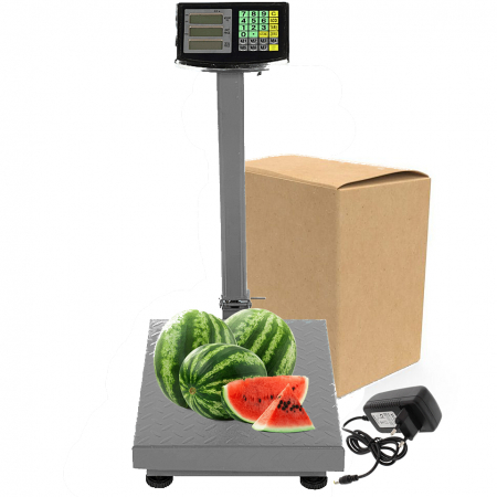 Cantare comerciale - *MEGA-PROMO* Cantar profesional cu platforma 300 kg, brat rabatabil