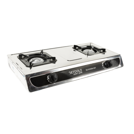 Mini aragaz portabil, Detoolz, 5.6kW, 2 ochiuri, Piezo [2]
