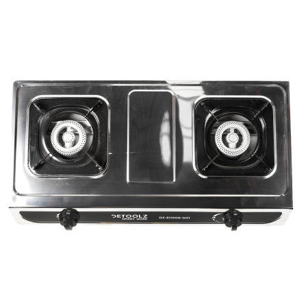 Mini aragaz portabil, Detoolz, 5.6kW, 2 ochiuri, Piezo [7]