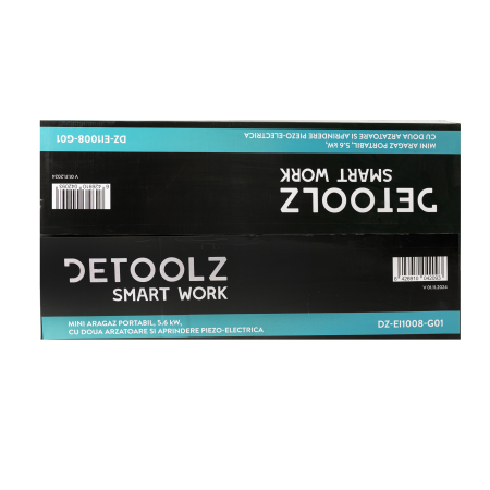 Mini aragaz portabil, Detoolz, 5.6kW, 2 ochiuri, Piezo [5]