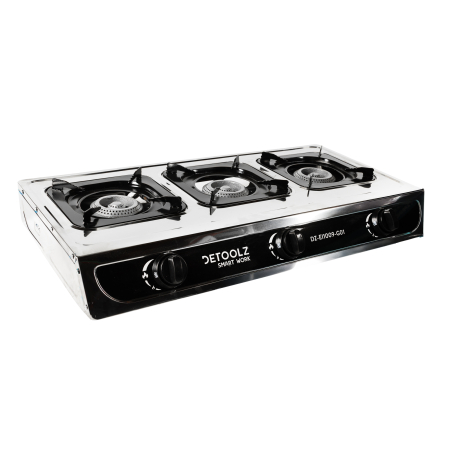 Mini aragaz portabil, Detoolz, 8.4kW, 3 ochiuri, Piezo [4]