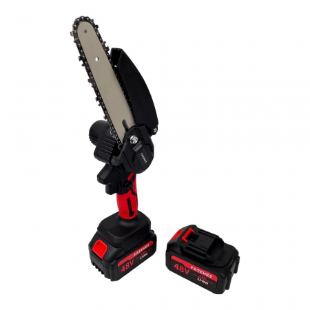 Mini-drujba 48 V, 2 acumulatori, 1 lama,1 lant, viteza lant 6 m/s [1]