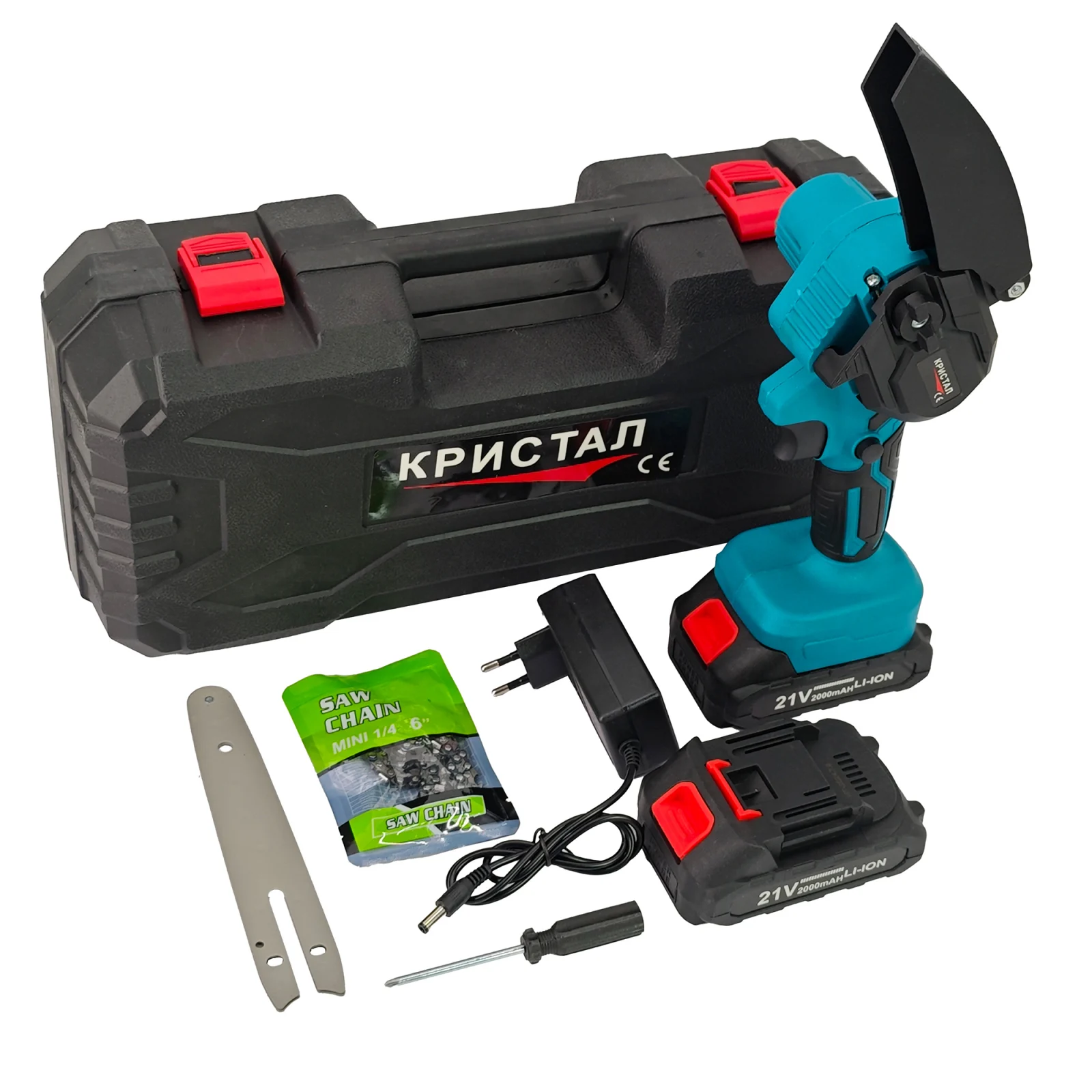 Gradina - Mini fierastrau DDT-CRISTAL, cu 2 acumulatori, 21 V, 2000 rpm, 2 Ah