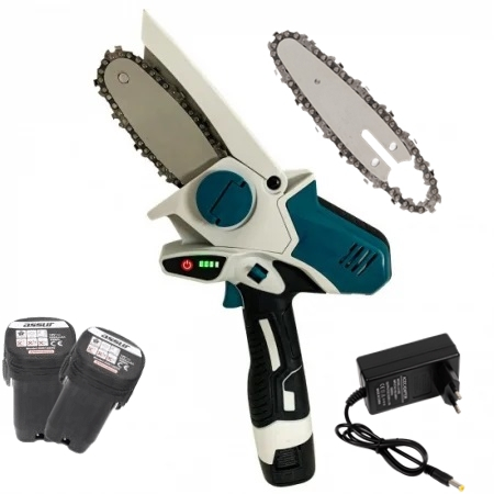 Mini Fierastrau electric , Craft-tec ,lant+lama 4'', 2 acumulatori,48w [0]