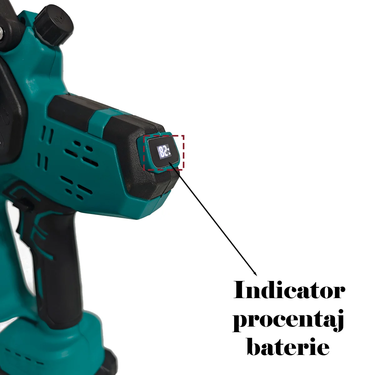 Mini fierastrau cu acumulator DDT-CRISTAL, afisaj baterie, sistem de ungere automat, 21V, 2 Ah [4]