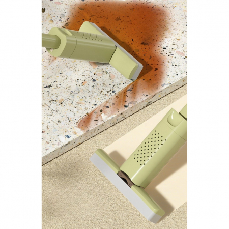 Mini Mop, Flippy, Pentru Uz Casnic, Sistem Autostoarcere, Portabil, Mop cu Burete, Rotire 180°,15 x 27.5 cm, Verde [1]