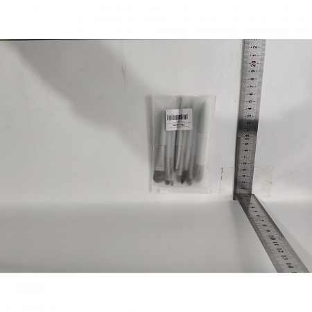 Mini set portabil 8 pensule de machiaj verzi, Flippy [4]