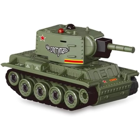 Jucarii, Copii & Bebe - Mini Tanc cu Telecomanda, Flippy, Wireless, 4 x 8 x 4 cm, cu Infrarosu, Verde