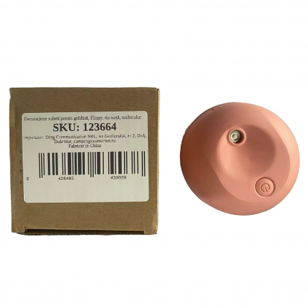 Lichidare Mini Umidificator Portabil, Flippy, 2 Moduri, Aromaterapie, Silentios, Lumina Ambientala, Incarcare USB, 220 ml, 8 x 8 x 10.3 cm, Roz [1]