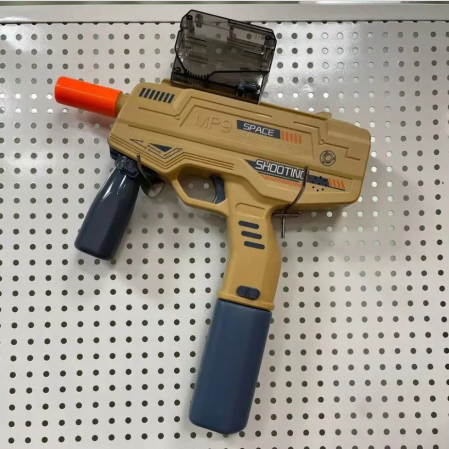 Mitraliera de jucarie electrica Flippy cu bile de hidrogen de gel, gun bluster, tragere in rafala, varsta peste 6 ani, ochelari de protectie, 5000 de bile incluse, cablu de incarcare, 40.1 x 31.6 cm,  [3]