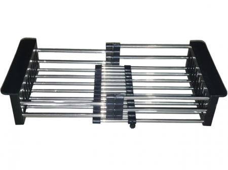 Sub 99 Lei - MIXXUS BAS-01 BLACK, suport de uscat vase, otel inoxidabil