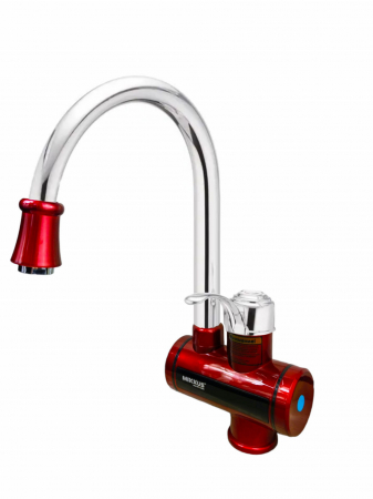 Pentru Casa si Camping - MIXXUS Electra 240-E Red robinet instant electric pentru apa, 3 kW din plastic si otel inoxidabil