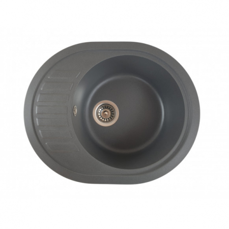 MIXXUS HB8311-G228 GRI, chiuveta ovala bucatarie granit [0]