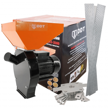Gradina - Moara cereale si stiuleti DDT, motor 3.5 Kw, 20 ciocanele, 4 site, cuva mare, 200 kg/h