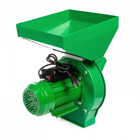 Moara cereale si stiuleti Micul Fermier, motor 2.5 Kw, 20 ciocanele, 4 site, cuva mare, 200 kg/h + Butuc Ciocanele [2]