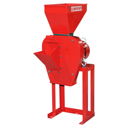 Mori pentru furaje si resturi vegetale - Moară cu Ciocănele ROTAKT ROMCF-DQF23-2, 1100W, Protecție termică, 4 rânduri de ciocănele