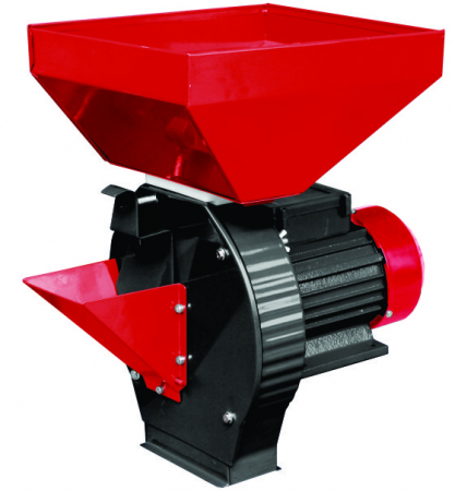 Moara electrica ELEFANT EM-1.1D, 3900 W, taiere cu cutite, 200 kg/h, 4 site, rosie [0]