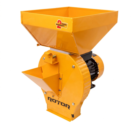 Grădină și gospodărie - Moara electrica multifunctionala ROTOR RM-1.1D, 220-240 V, 3900 W, 2850 rpm, cuva 15 L, 200 kg/h