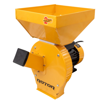 Grădină și gospodărie - Moara electrica multifunctionala ROTOR RM-1.1E, 220-240 V, 3900 W, 2850 rpm, cuva 15 L, 340 kg/h