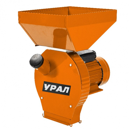 Moara electrica ruseasca pentru cereale si stiuleti Ural 3500 W, 200 kg/h, cuva mare [0]