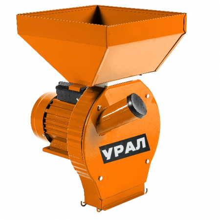 Moara electrica ruseasca pentru cereale si stiuleti Ural 3500 W, 200 kg/h, cuva mare [1]