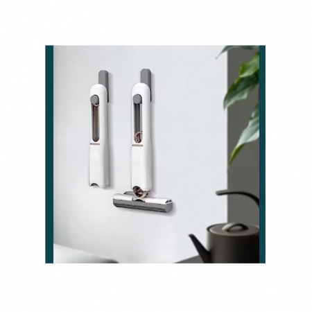 Mop de mana Flippy, mini-portabil, cu sistem de stoarcere, dispozitiv de curatat manual, cu burete absorbant, material PVA, multisuprafete si geamuri, 29.5 x 15.5 cm, alb [5]