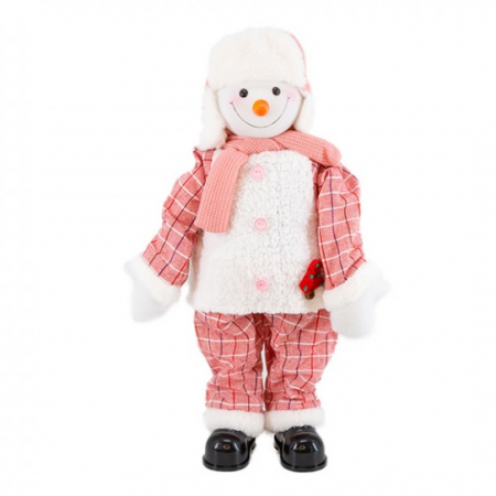 Om de zapada muzical cu miscare lenta, culoare roz, dimensiune 50, cu baterii, HB-1008-50 [0]