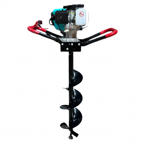 Motoburghiu Broman, 9000 Rpm, 9.8 CP, motor 2T + burghiu 200 x 800 mm [1]