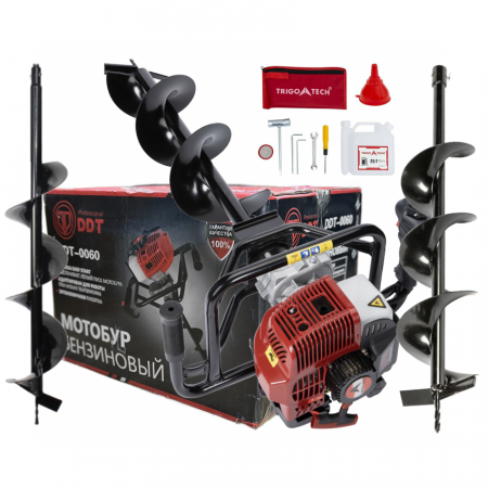 Motoburghie si accesorii - Motoburghiu/foreza pamant DDT 6 Cp, 8000 Rpm cu burghie de 100-150 mm